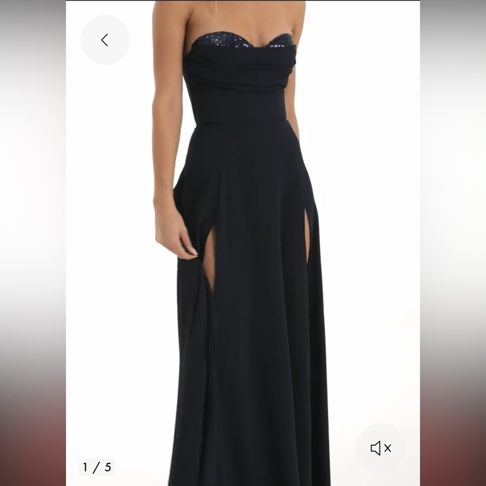 Navy prom dress